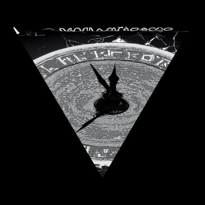 Black and Grey Clock Design