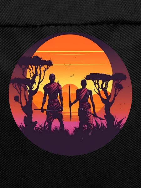 Synthwave african hunters
