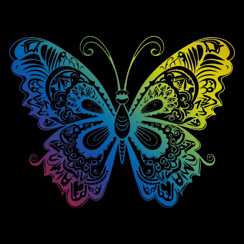 Butterfly Mandala Boho