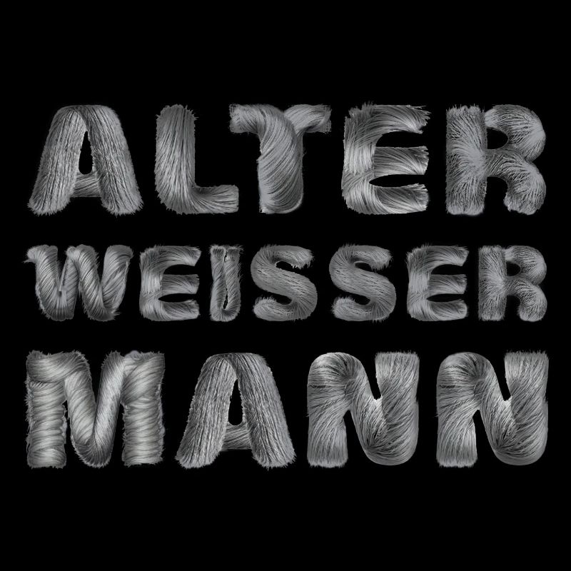 Alter weißer Mann