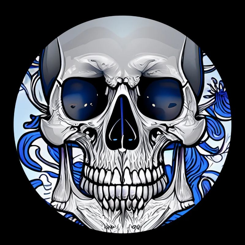 Grey Skull - Ornament