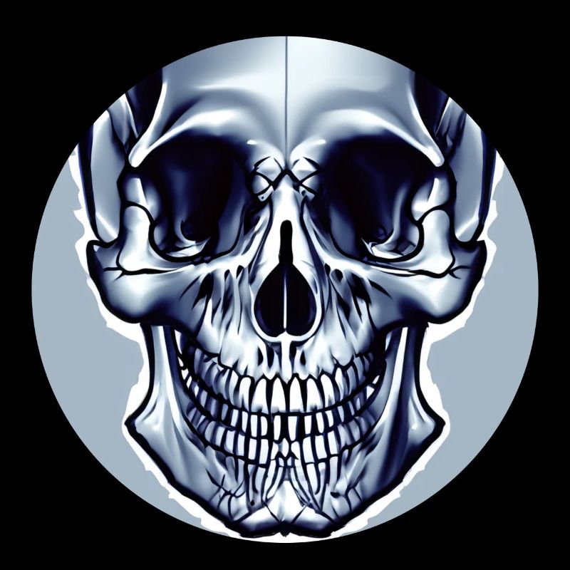 Grey Skull - Abstract