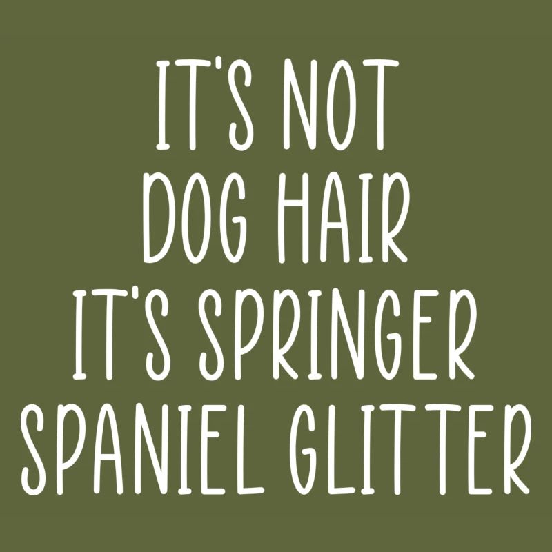 Springer Spaniel Glitzer Zitat