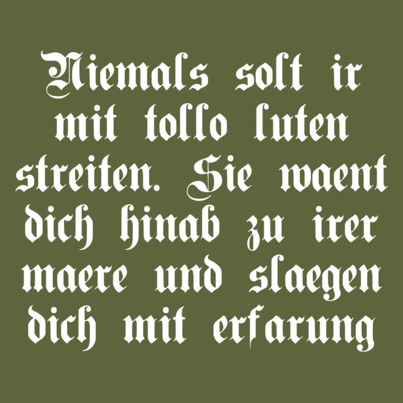 Diskutiere nicht mit Dummköpfen