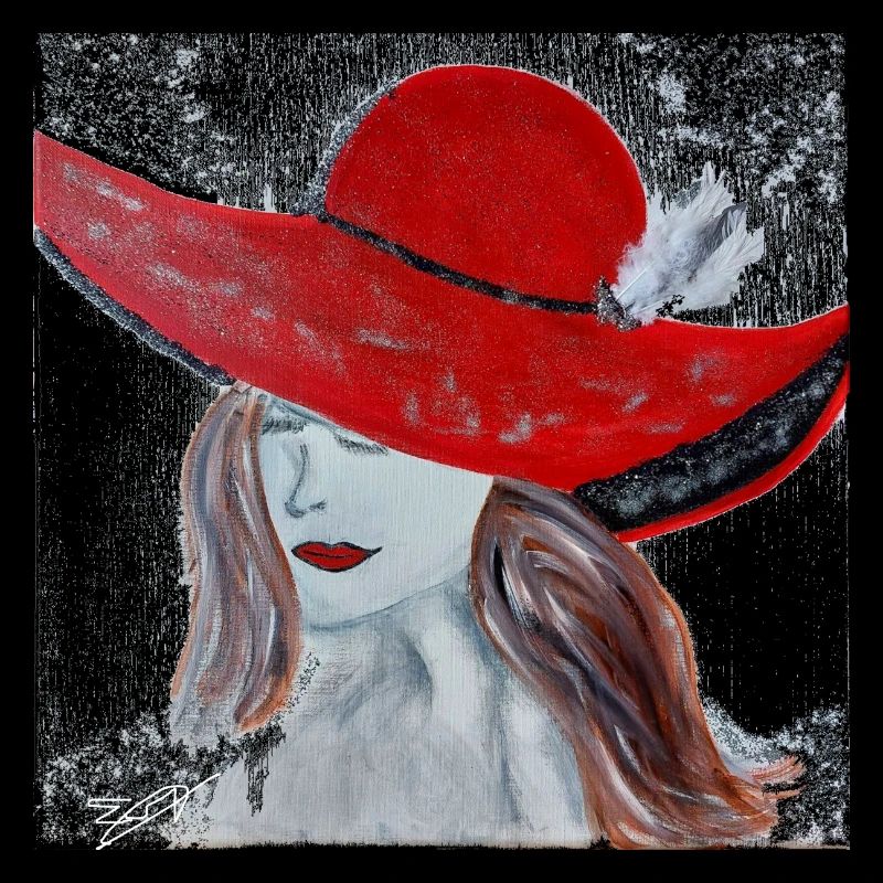 "Glamorous" Acryl Paint by Melanie Eckenbrecht