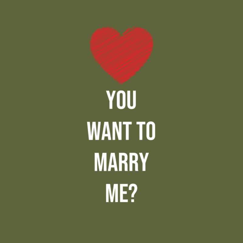 Heiratsantrag im Kapuzenpullover