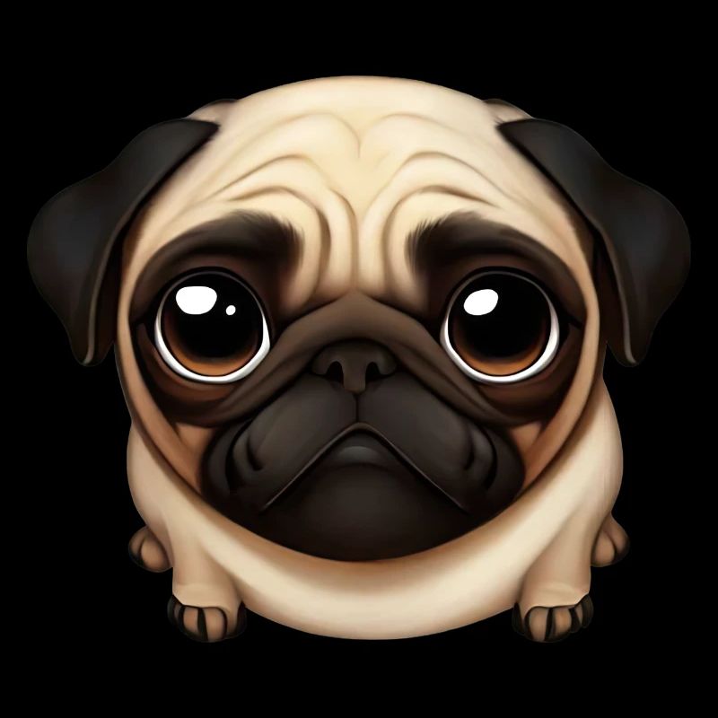 Mops-Liebe-Design