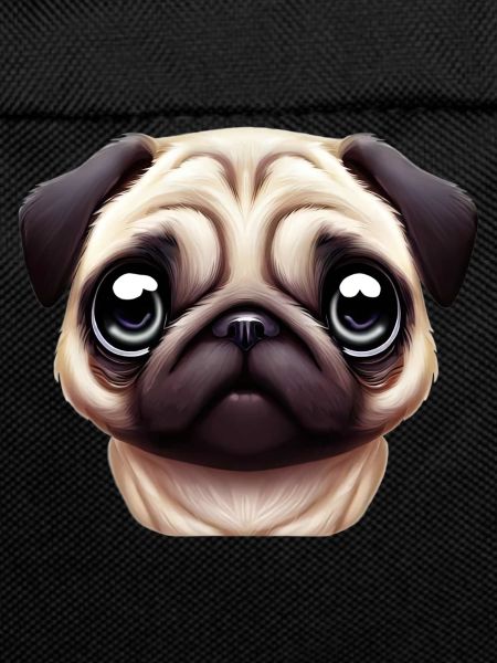 Unique Pug Portrait