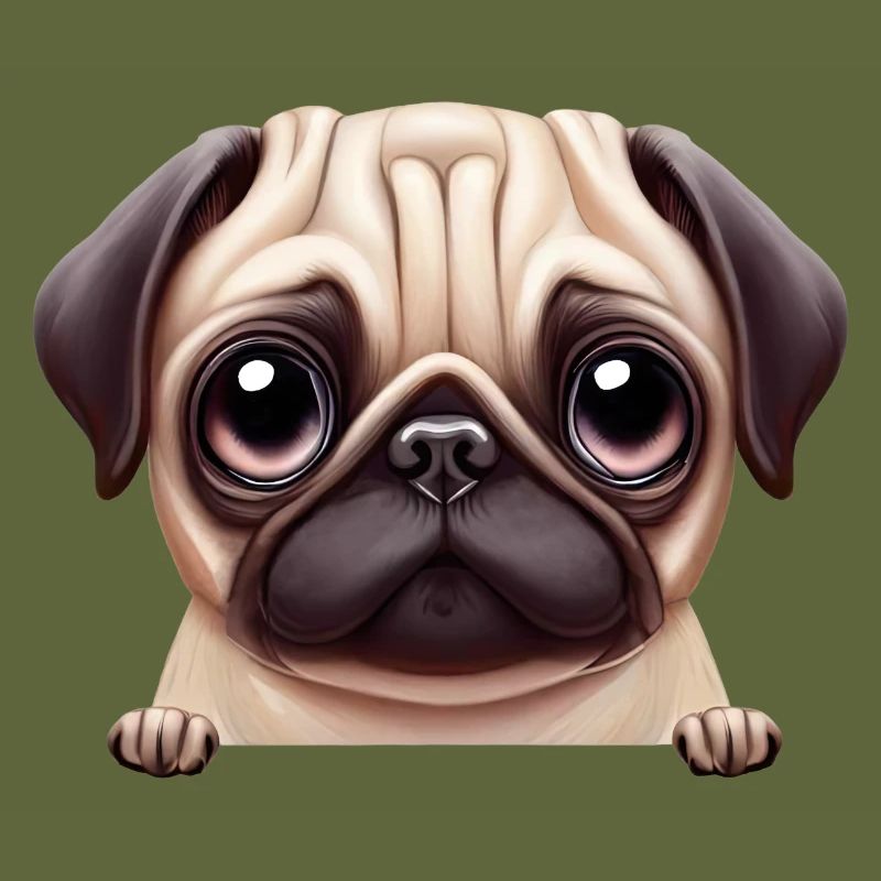 Beautiful Pug Design
