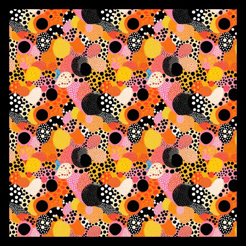 Abstract Seamless Pattern Shapes Lines Modern Art