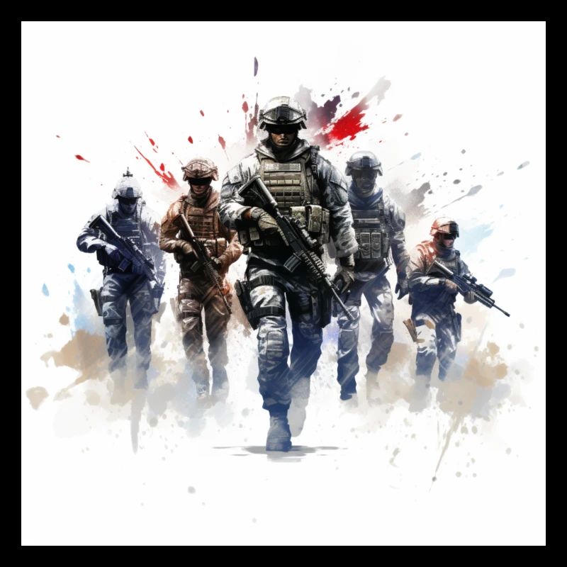U.S. Army gaming art