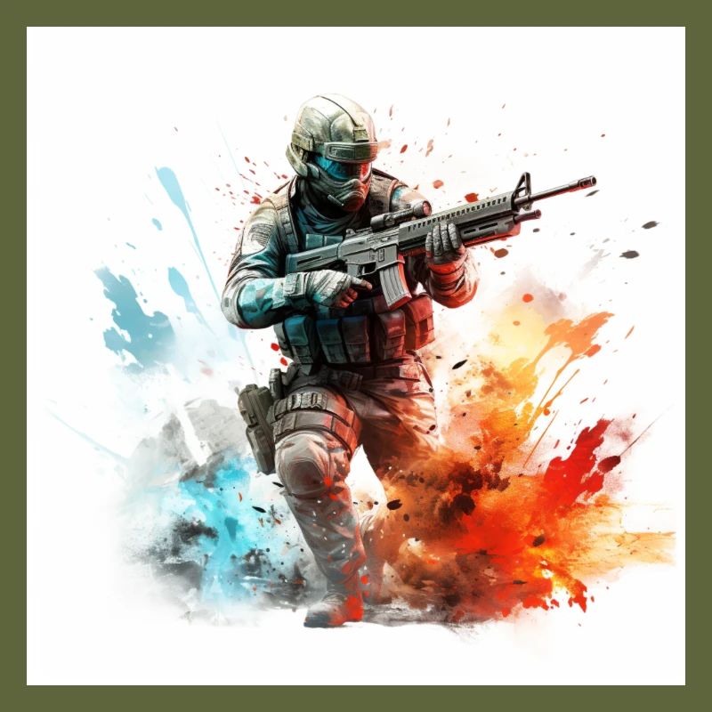 Art de jeu CoD BF 2042 BF4 BF3 BF2