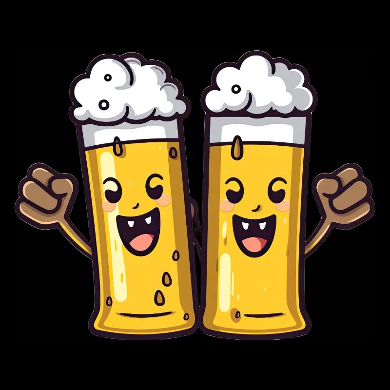 Brew Buddies: Vive les amis de Beer Glass