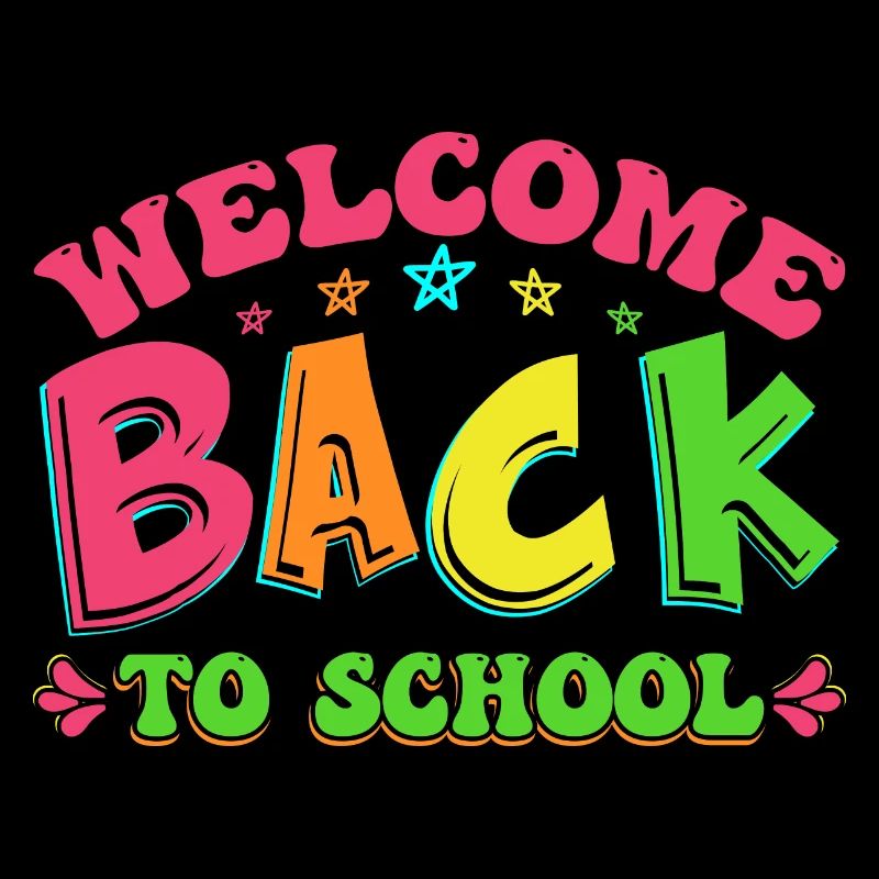 Welcome back to school, Schulbeginn Schulstart Fun