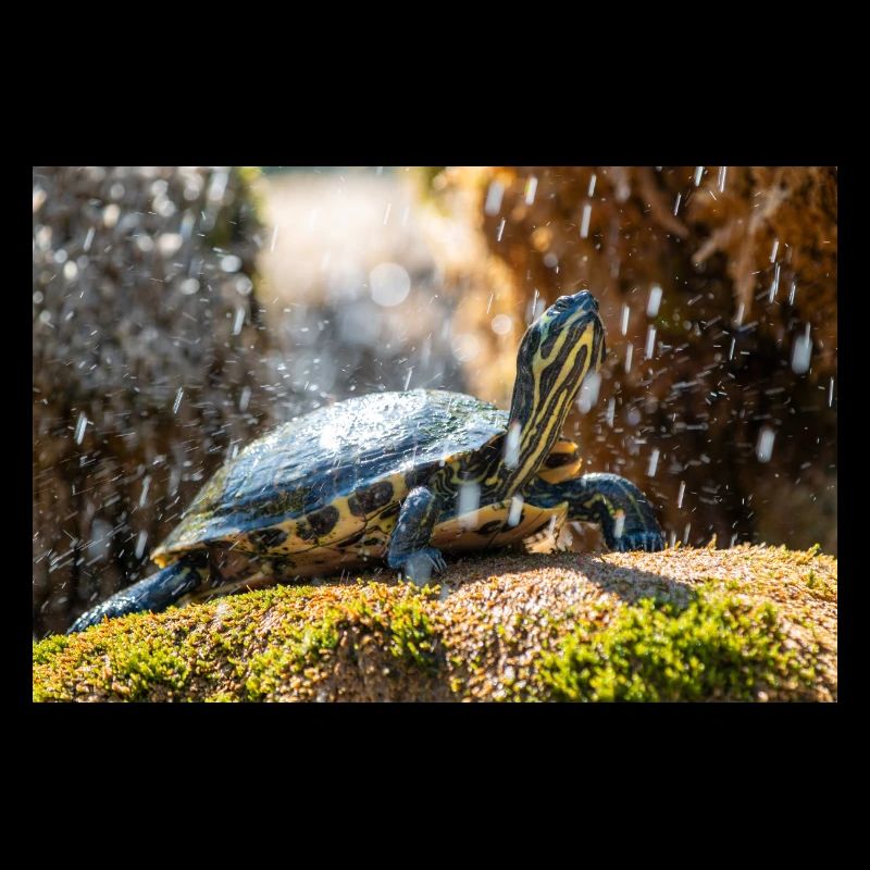 Yellow-bellied slider Trachemys scripta scripta