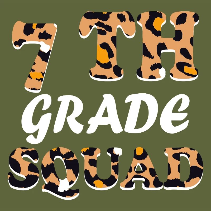 Cadeaux d’enseignant Leopard 7th Grade