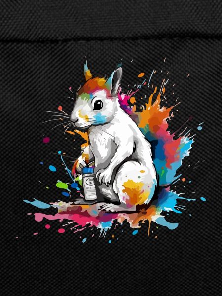 Bibou the squirrel painter