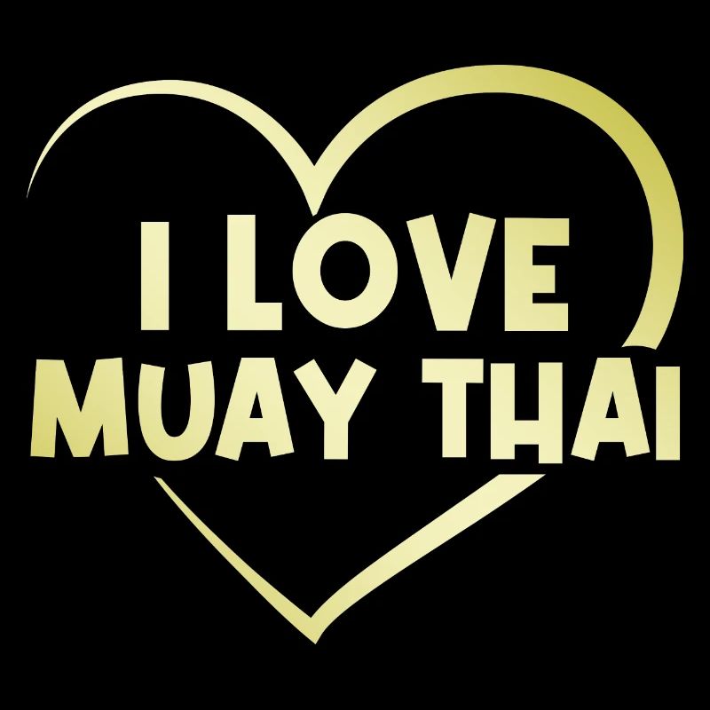 Ich liebe Muay Thai Herz