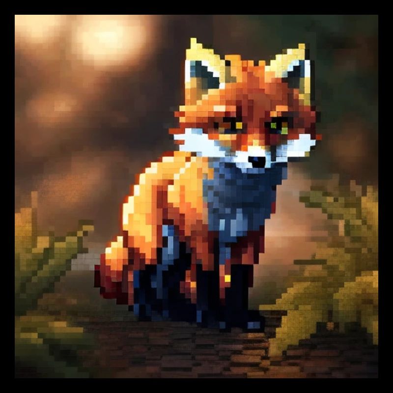 Fox pixel art