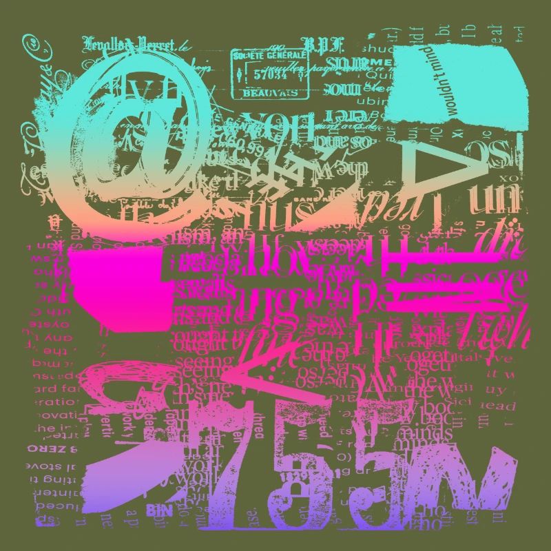 Newspaper Clipps Scrapbook Magazines Alphabet Code