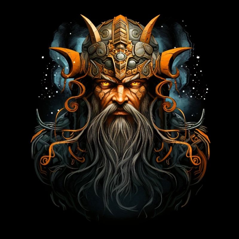 Vikings with shining eyes