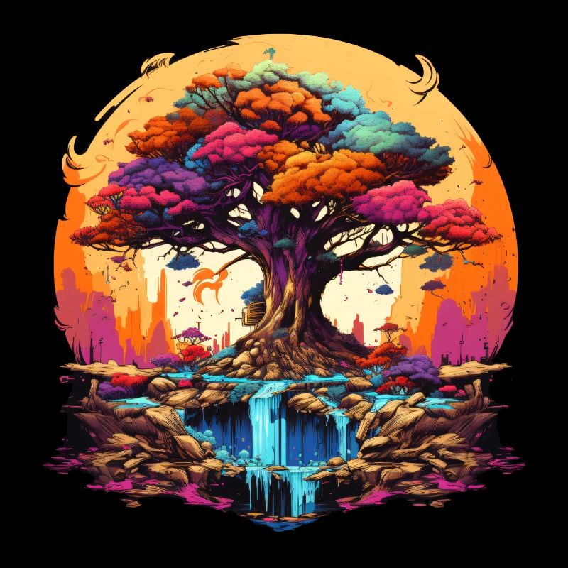 Herbstlicher Lebensbaum