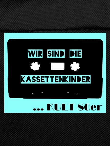 Wir sind die Kassettenkinder - hellblau