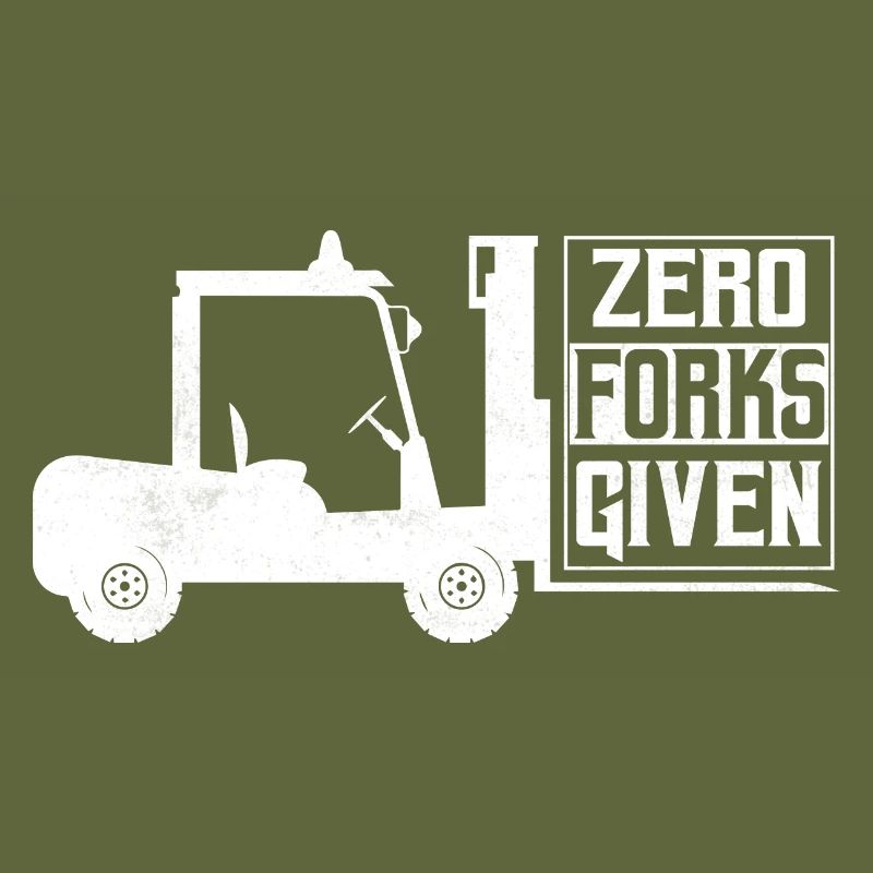 Zero Forks Given Forklift Forklifter Operator