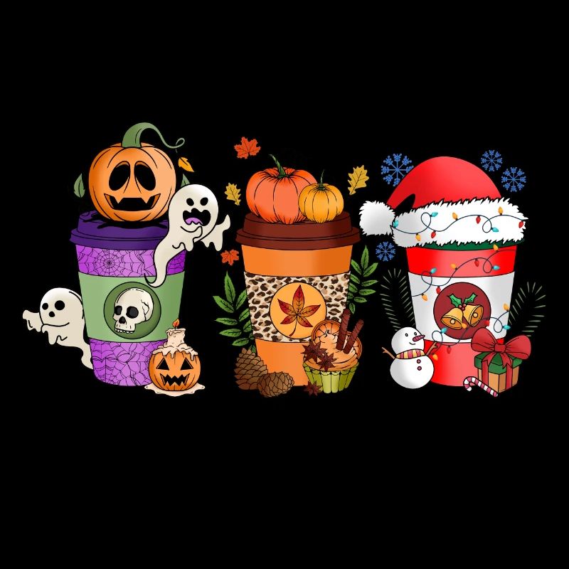 Happy Hallothanksmas Coffee Lover