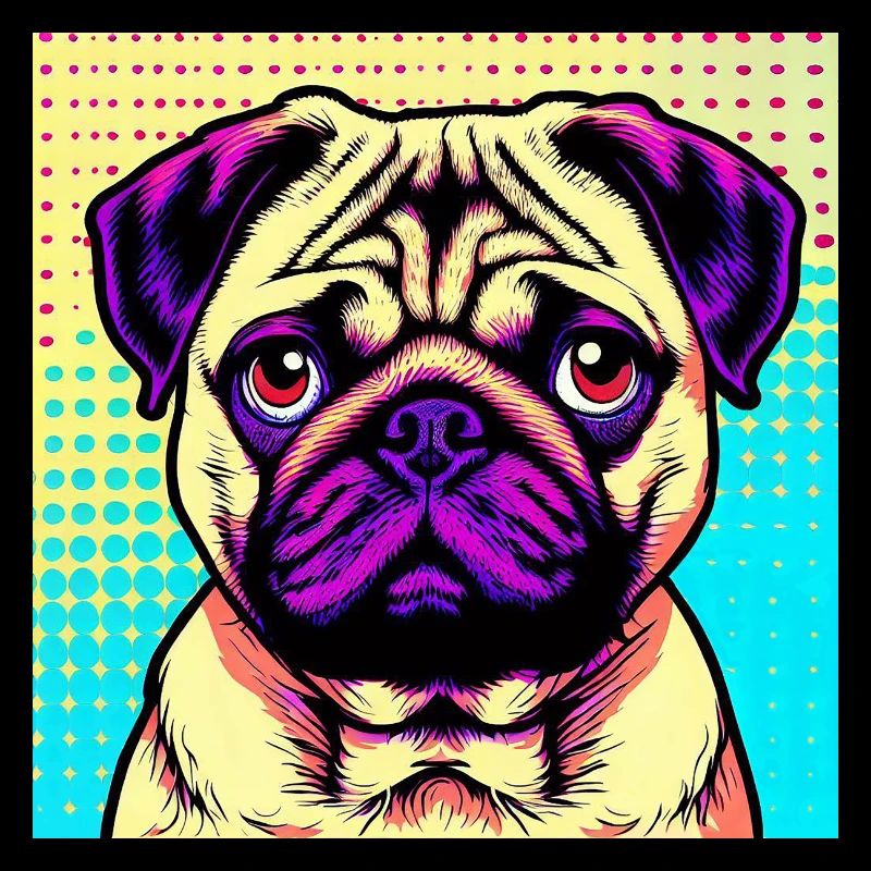 Mops Pop Art