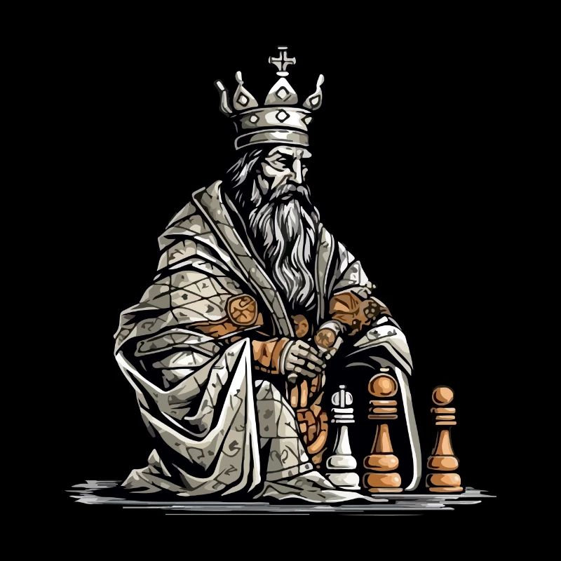 The pensive king