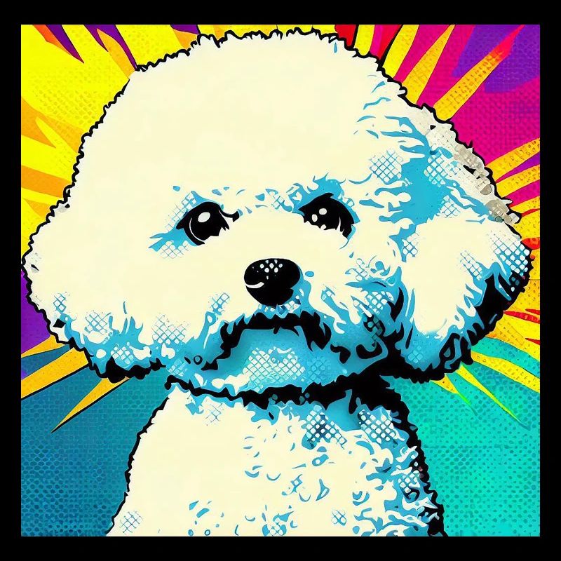Bichon Frisé Pop art