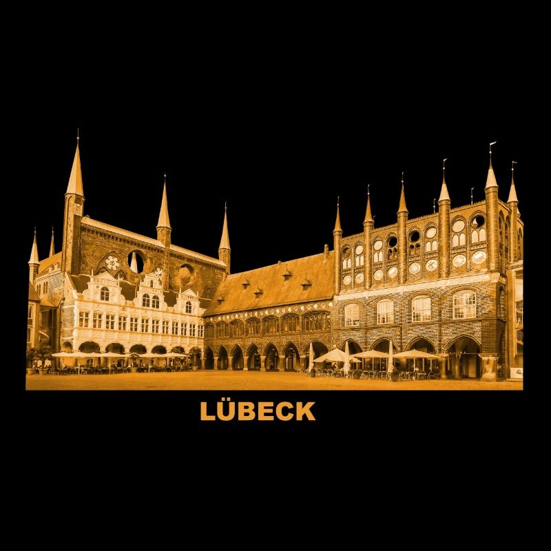 Lübeck Town Hall Gothic Brick Schleswig-Holstein