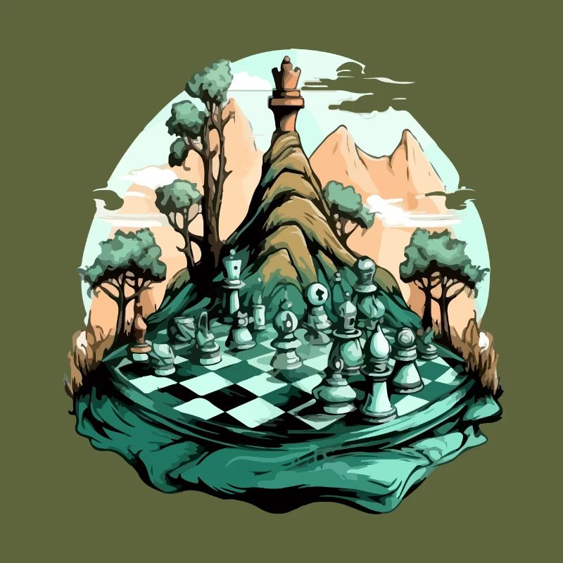 Mountain chess n°1