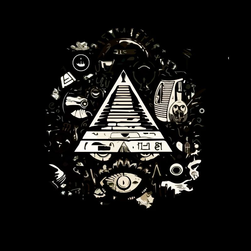 Auge und Pyramide