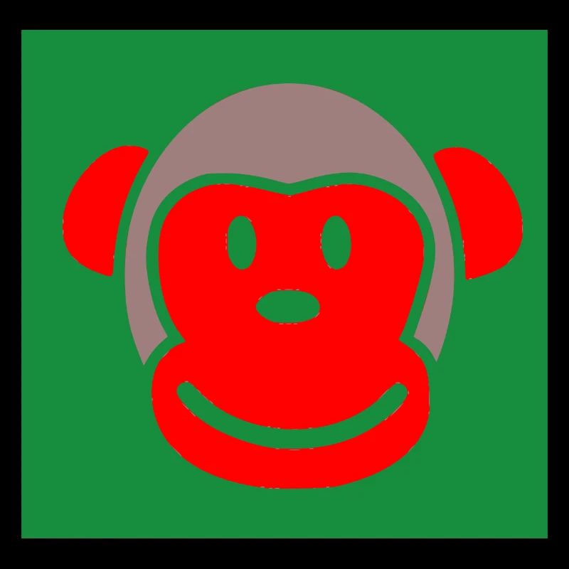 Glücklicher Affe Happy Monkey