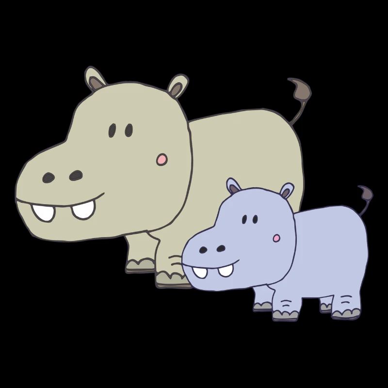 nilpferd vater und sohn