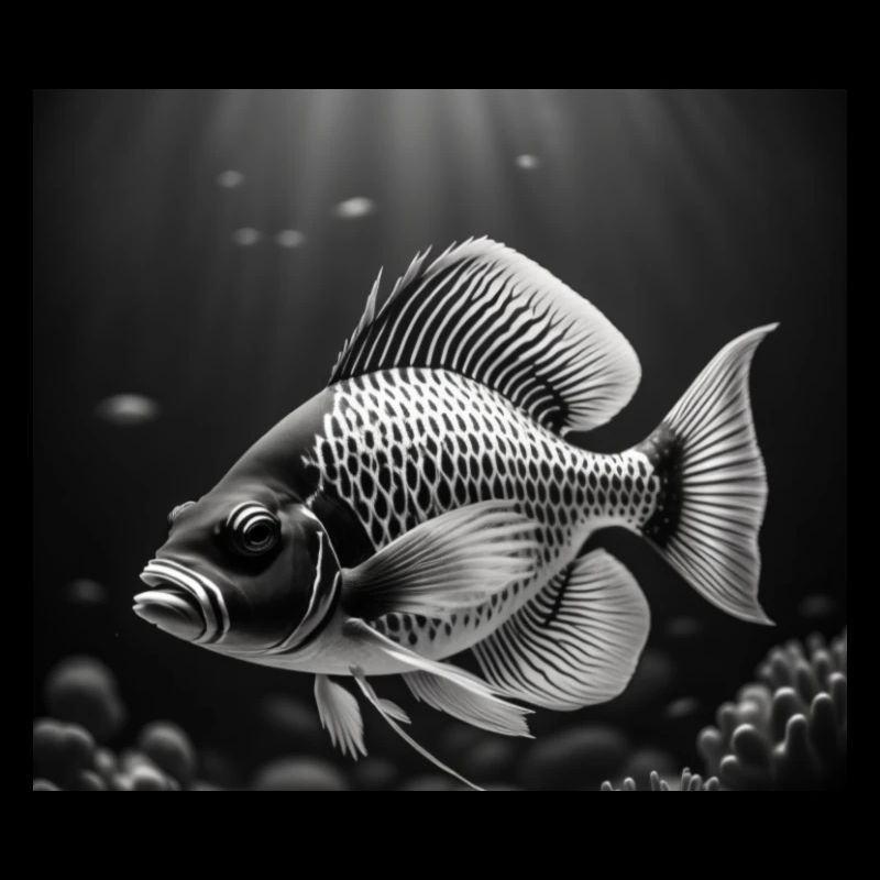 Schwarzer Fisch