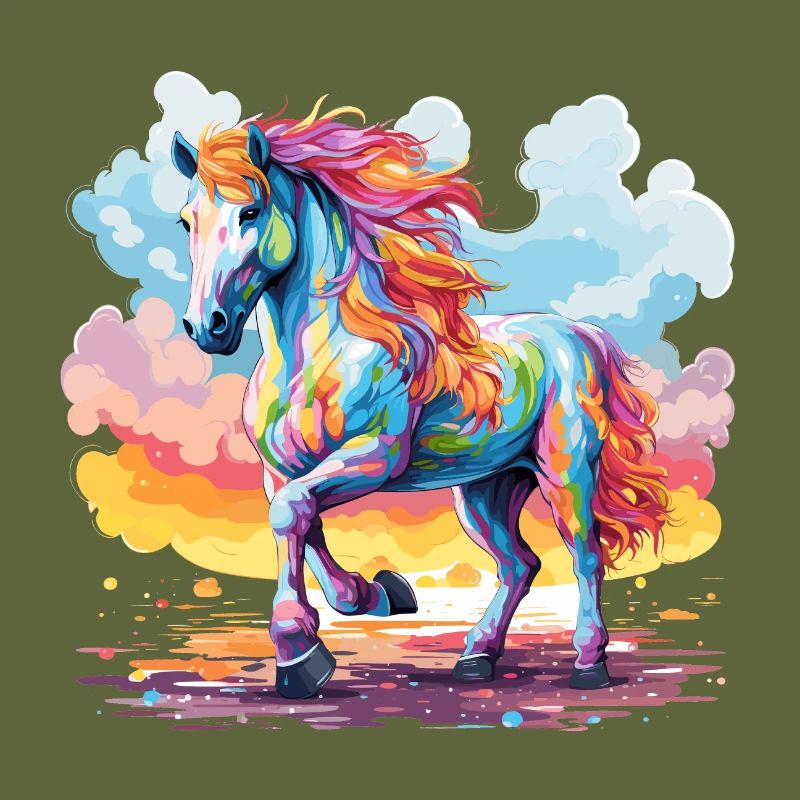 das bunte Pferd