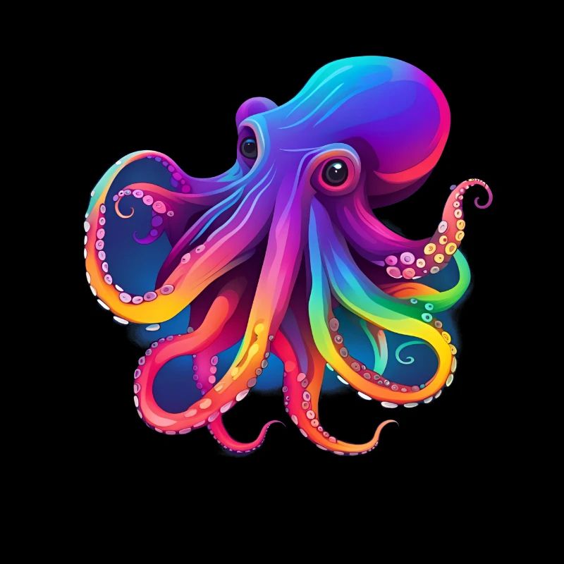 Octopus colored Nr.2