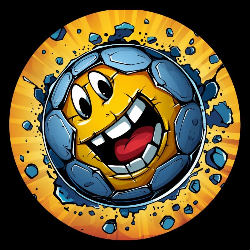 Fußball im Comic Style