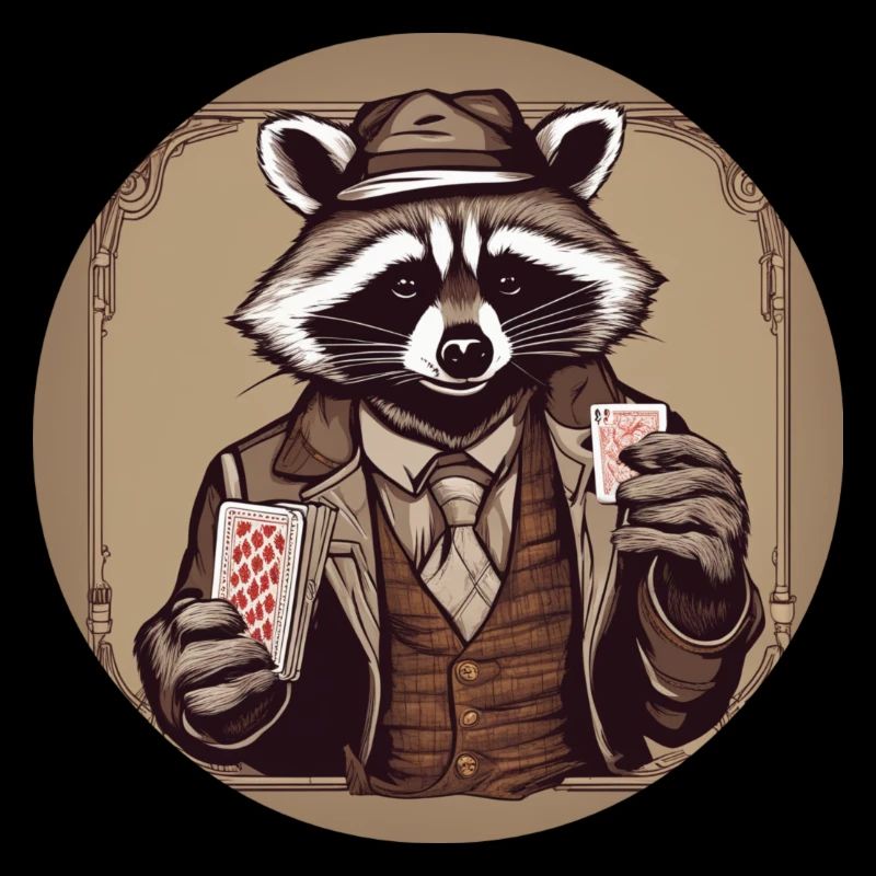 Poker Waschbär