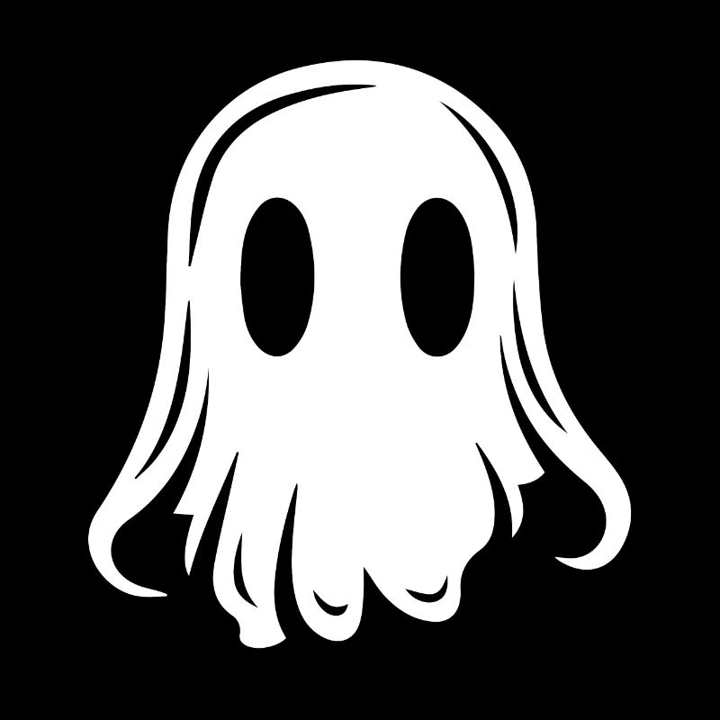 Spooky Cute Kawaii Ghost Design
