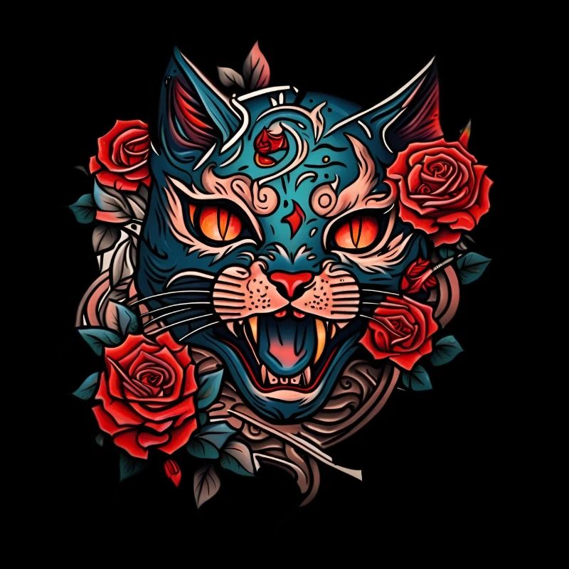 teuflische Katze
