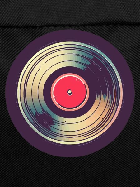 Disque vinyle rétro