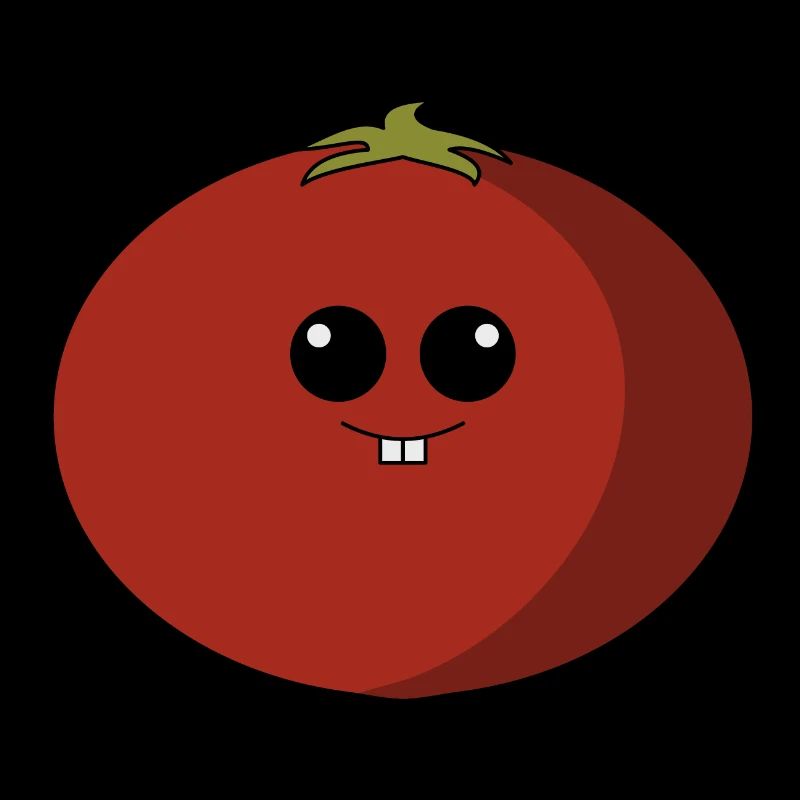 Tomato with face