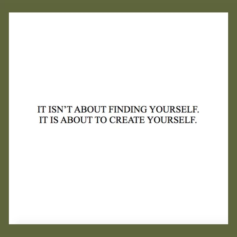 FINDING YOURSELF