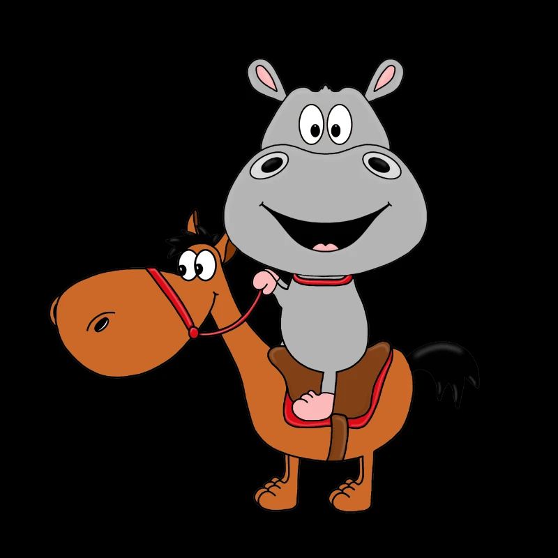 NILPFERD - FLUSSPFERD - HIPPO - PFERD - PONY