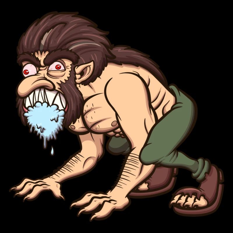 Sabbernder Werwolf