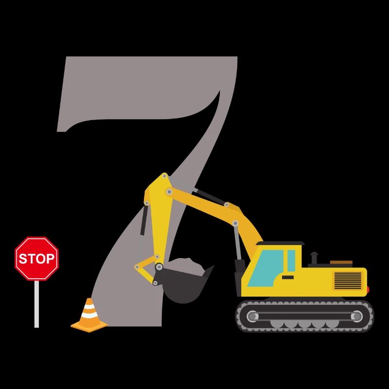 7th anniversary excavator